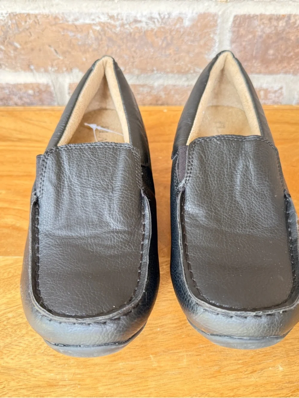 The Children's Place Black Kids Moccasin Slip-Ons